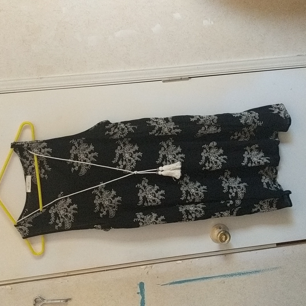 Millibon USA Swim Cover Up in Size Medium. Black with White Embroidery.